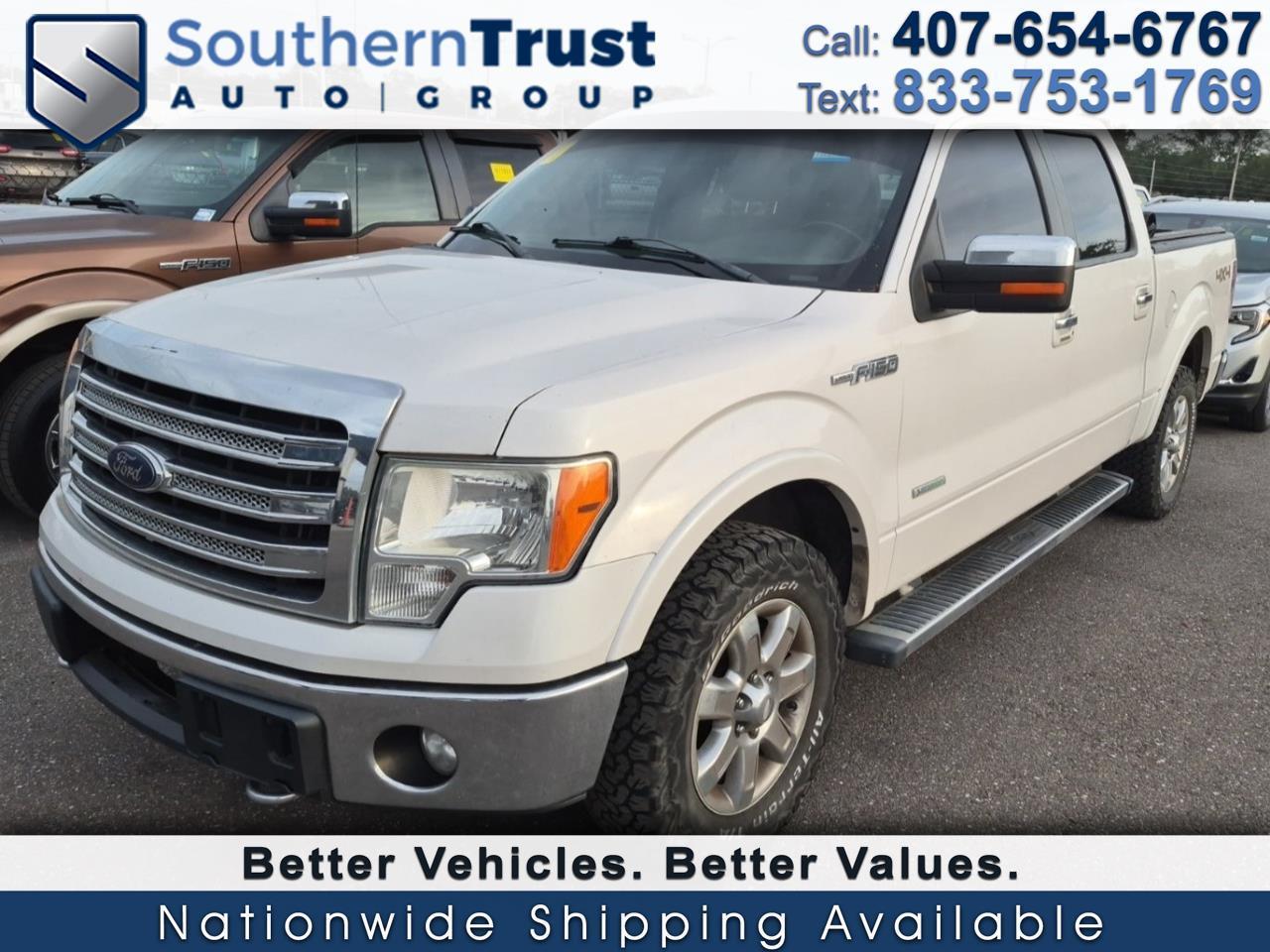 Ford F-150 4WD SuperCrew 145" Lariat 2013