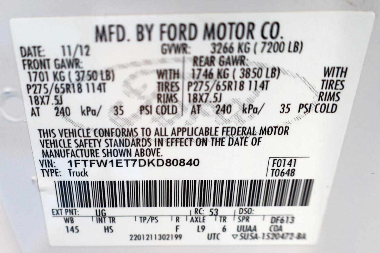 Ford F-150 4WD SuperCrew 145" Lariat 2013