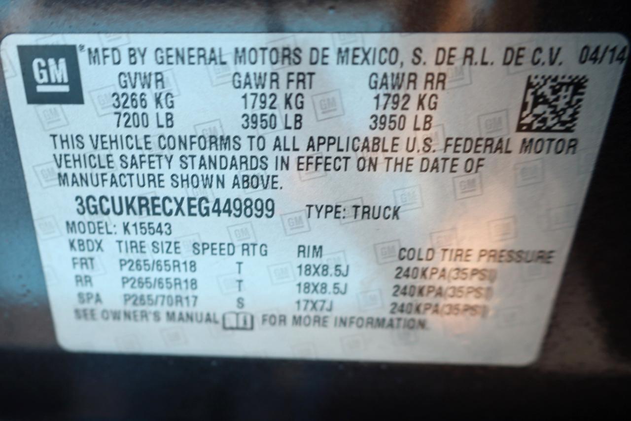 Chevrolet Silverado 1500 4WD Crew Cab 143.5" LT w/2LT 2014