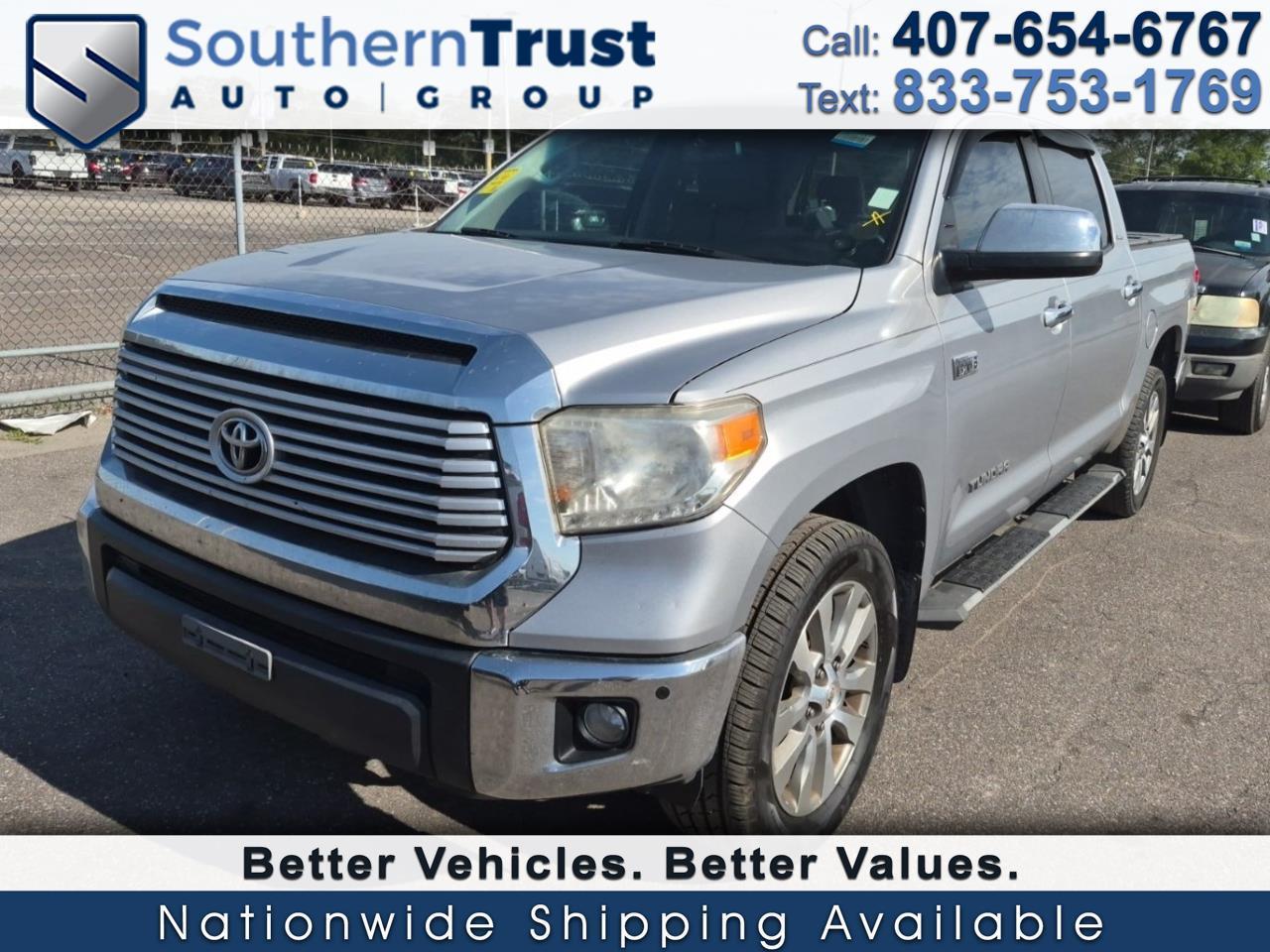 Toyota Tundra 2WD Limited CrewMax 5.5' Bed 5.7L FFV (Natl) 2017