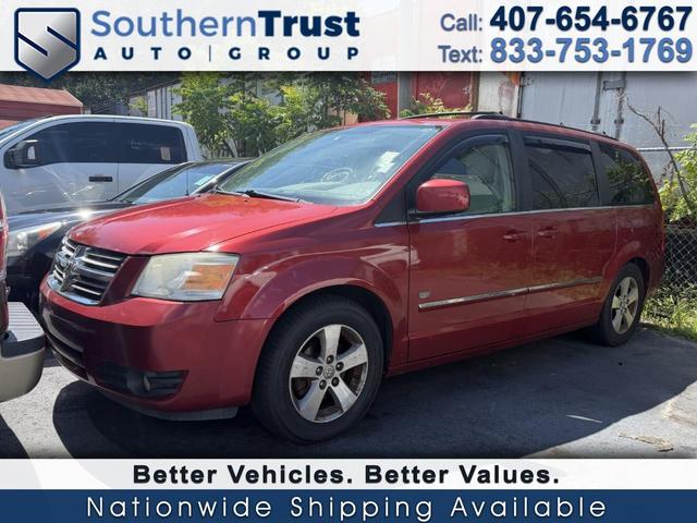 Red 2009 Dodge Grand Caravan Minivan Front-Wheel Drive Automatic