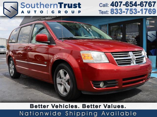Red 2009 Dodge Grand Caravan Minivan Front-Wheel Drive Automatic