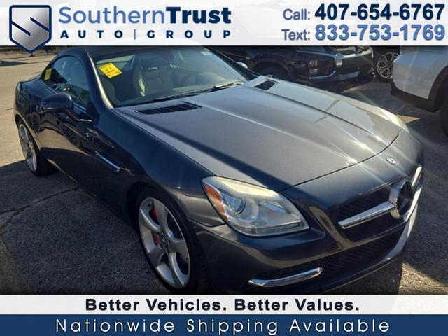 Gray 2012 Mercedes-Benz SLK Convertible Rear-Wheel Drive Automatic