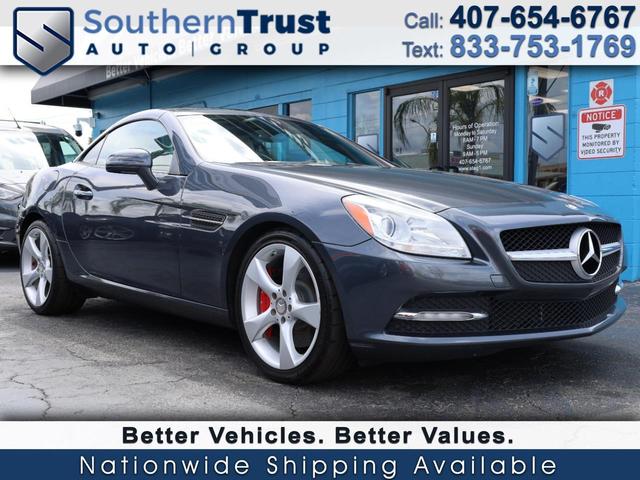Gray 2012 Mercedes-Benz SLK Convertible Rear-Wheel Drive Automatic