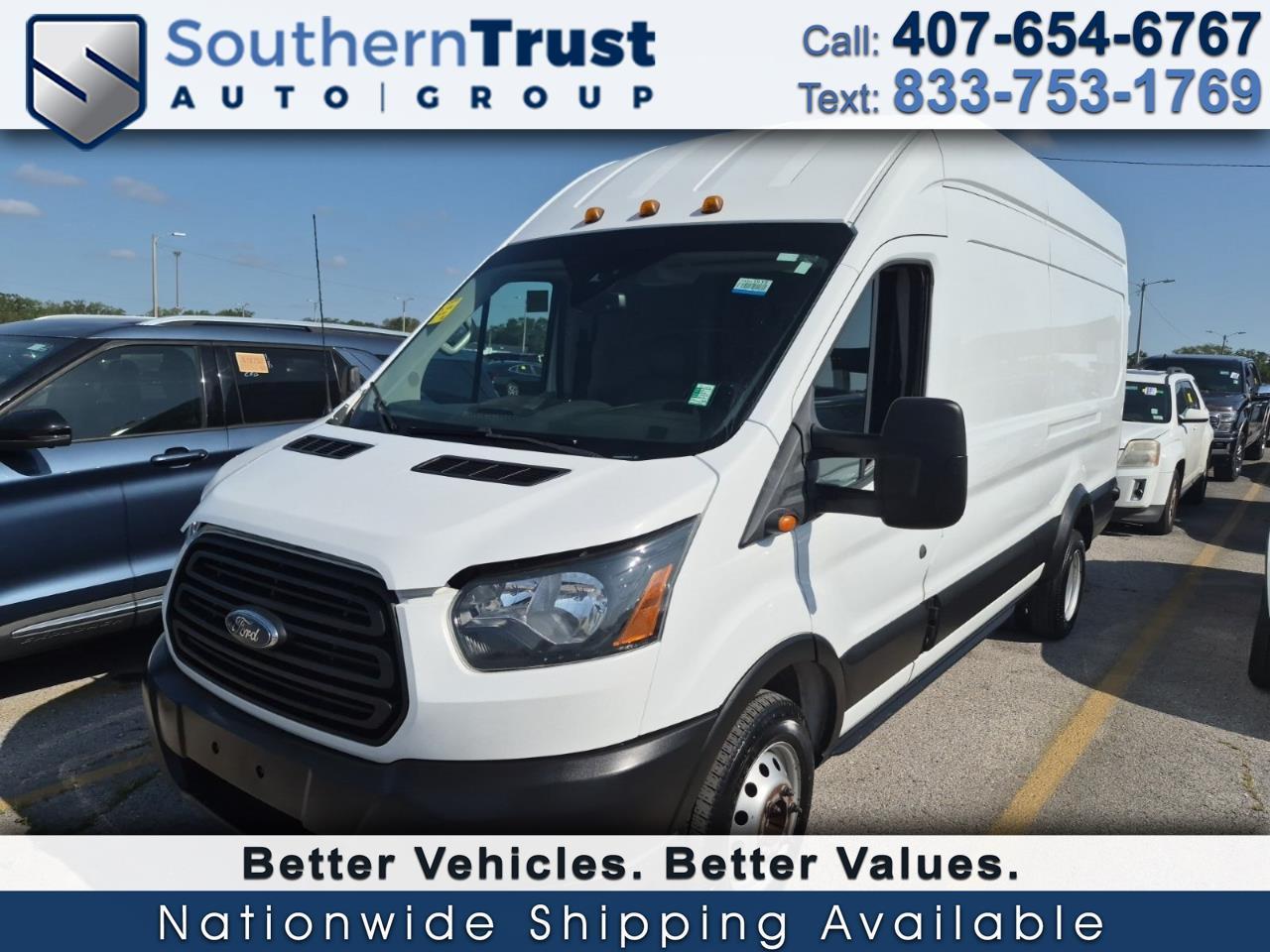 Ford Transit Van T-350 HD 148" EL Hi Rf 10360 GVWR Sldng RH Dr DRW 2019