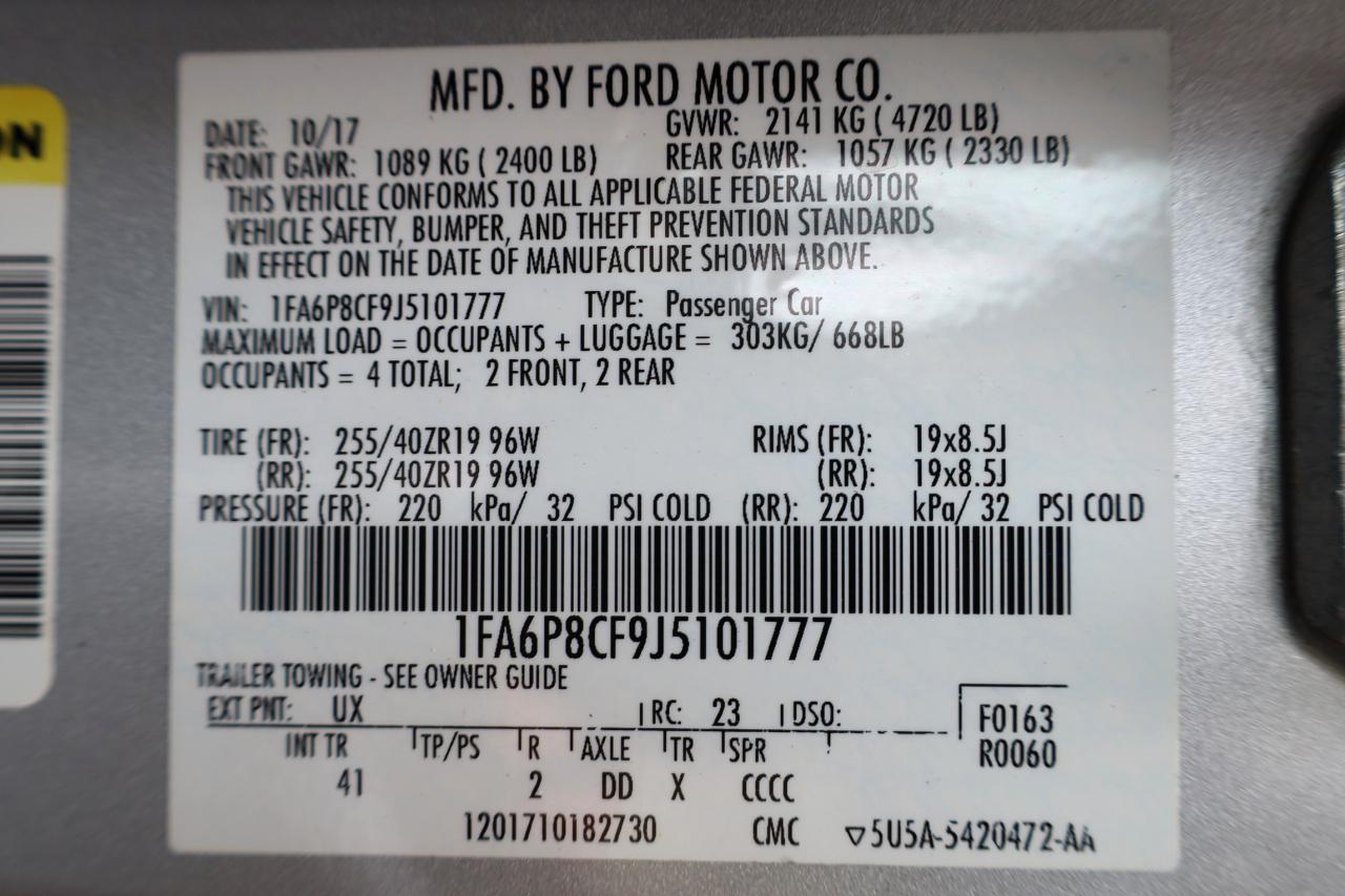 Ford Mustang GT Fastback 2018