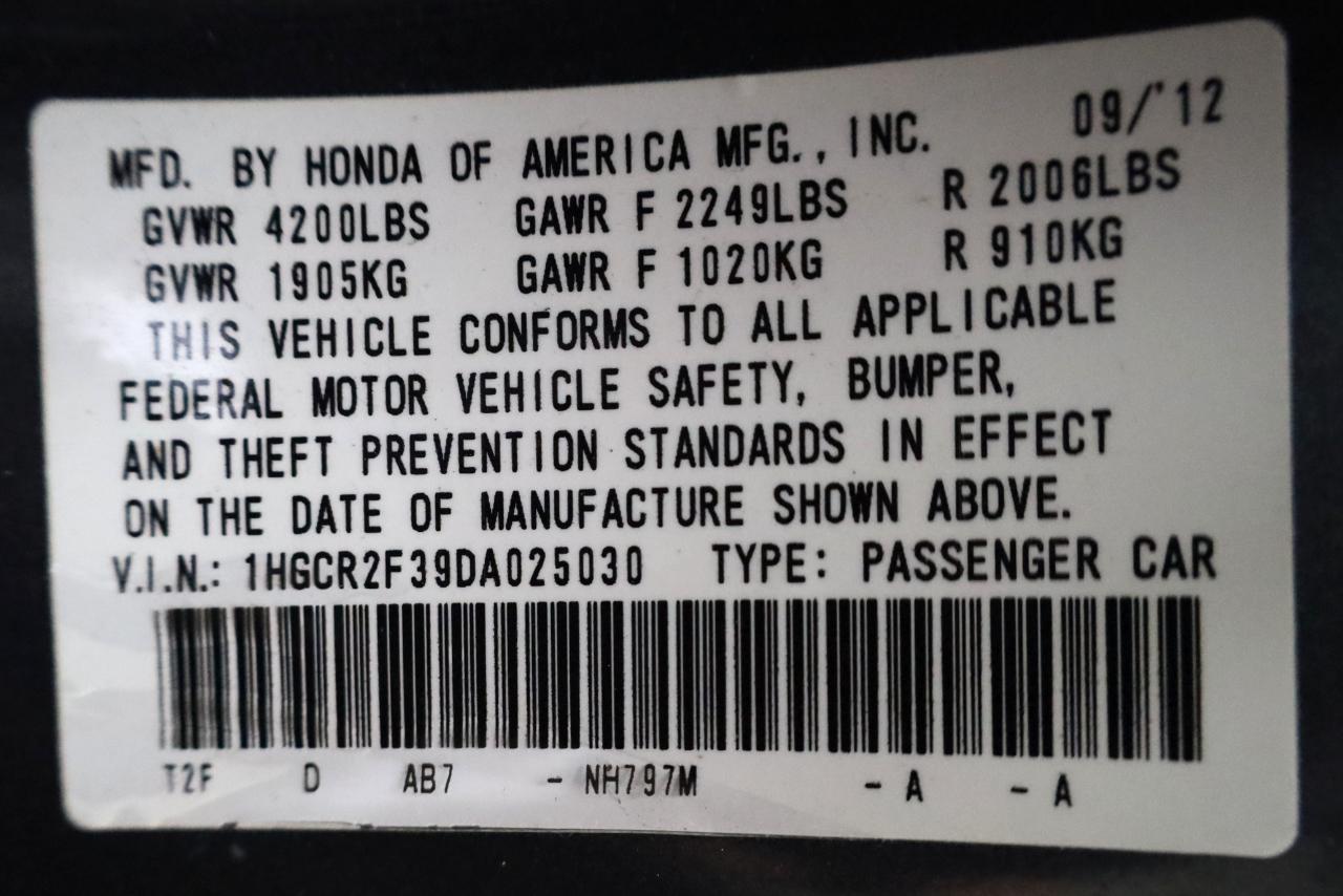 Honda Accord Sdn 4dr I4 CVT LX 2013