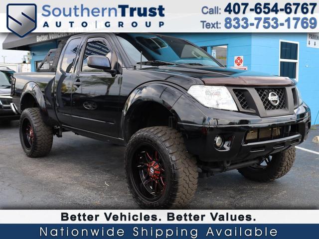 Black 2013 Nissan Frontier Pickup Truck Four-Wheel Drive Automatic