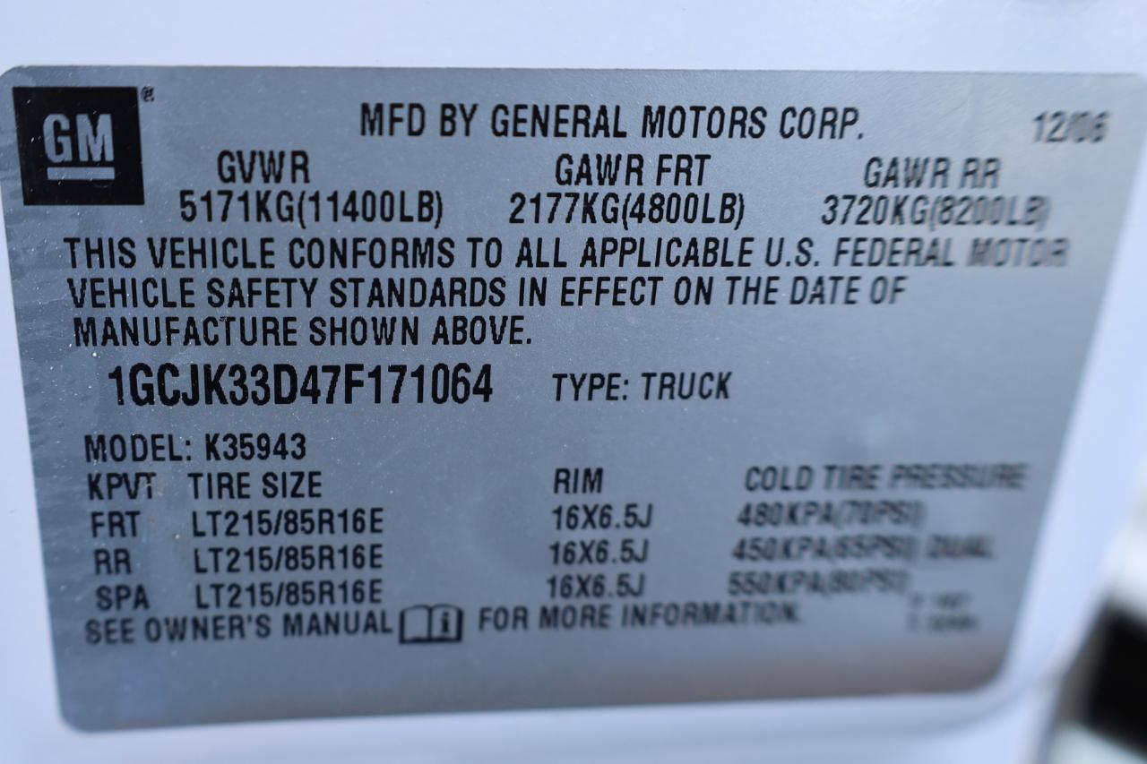 Chevrolet Silverado 3500 Classic 4WD Crew Cab 167" DRW LT3 2007