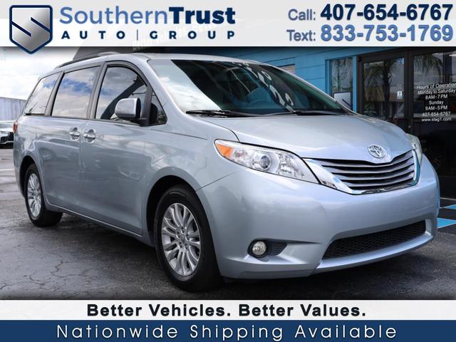 Silver 2015 Toyota Sienna Minivan Front-Wheel Drive Automatic