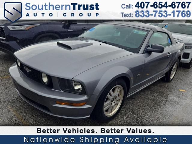 Silver 2007 Ford Mustang Convertible Rear-Wheel Drive Automatic
