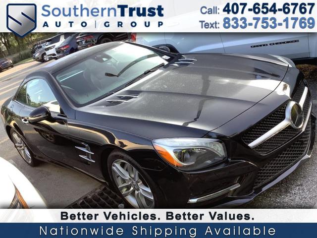 Black 2013 Mercedes-Benz SL-Class Convertible Rear-Wheel Drive Automatic