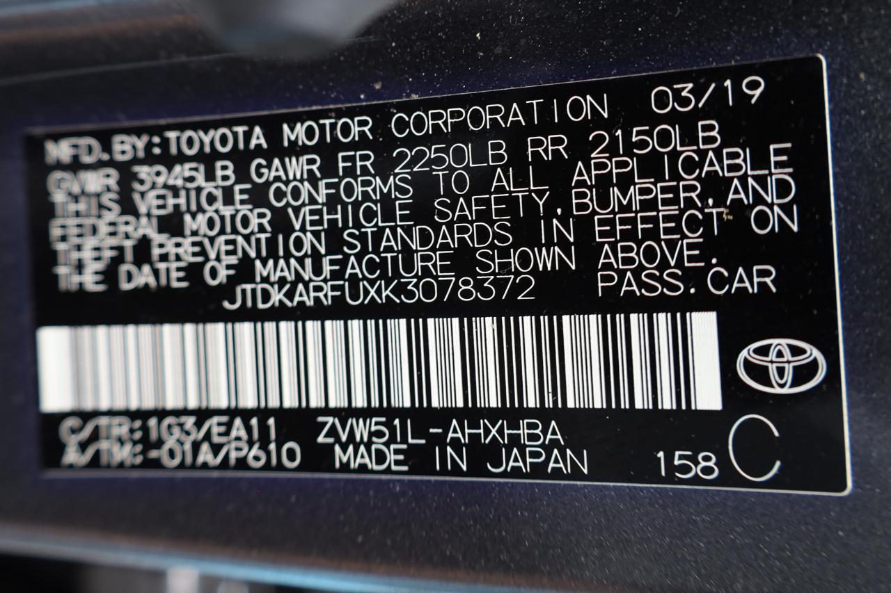Toyota Prius Limited (Natl) 2019
