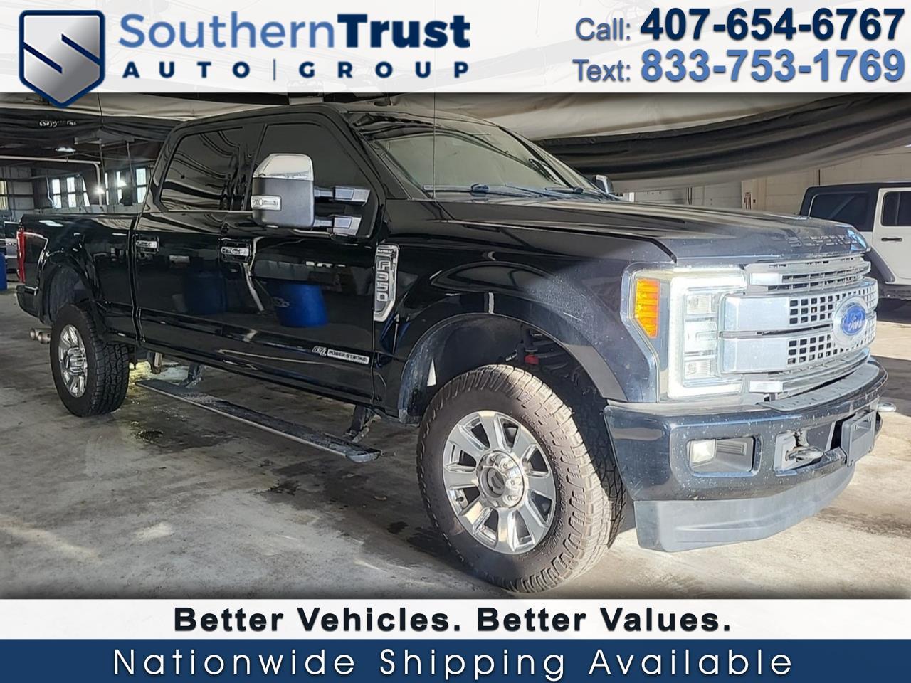 Ford Super Duty F-350 SRW Platinum 4WD Crew Cab 6.75' Box 2017