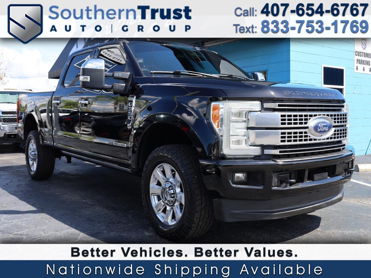Ford Super Duty F-350 SRW Platinum 4WD Crew Cab 6.75' Box 2017