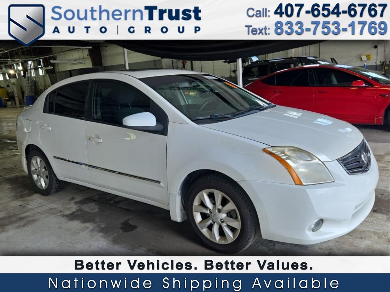 Nissan Sentra 4dr Sdn I4 CVT 2.0 SL 2012