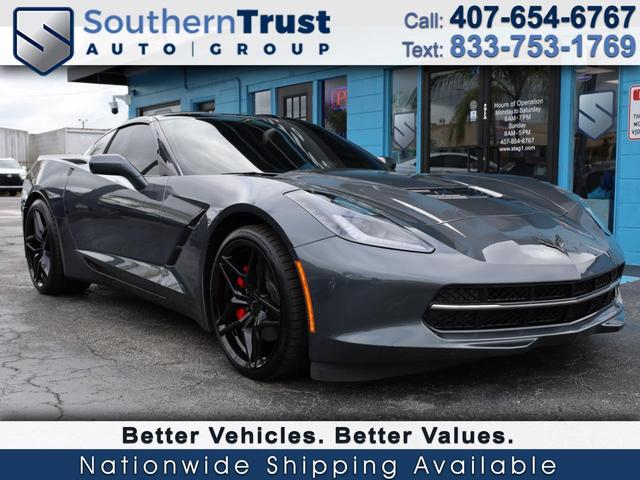 Gray 2014 Chevrolet Corvette Coupe Rear-Wheel Drive Automatic
