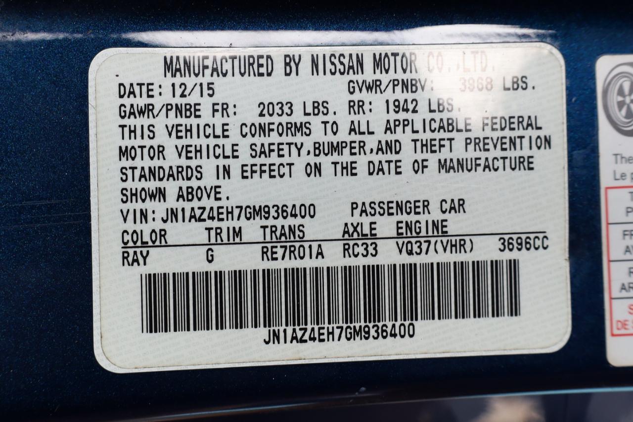 Nissan 370Z 2dr Cpe Auto 2016