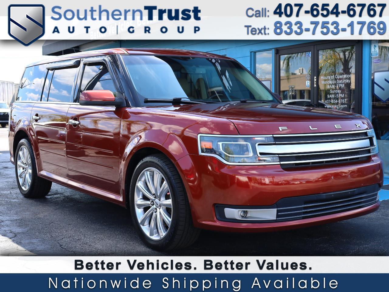Red 2014 Ford Flex SUV / Crossover All-Wheel Drive Automatic