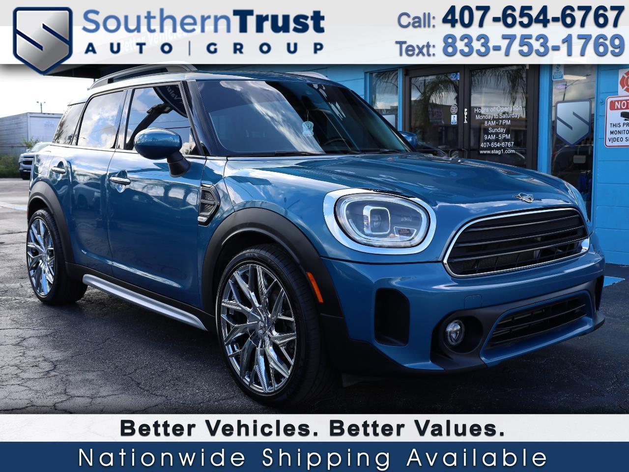 Blue 2022 MINI Countryman SUV / Crossover Front-Wheel Drive Automatic