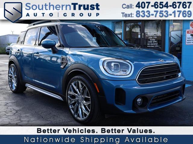 Blue 2022 MINI Countryman SUV / Crossover Front-Wheel Drive Automatic
