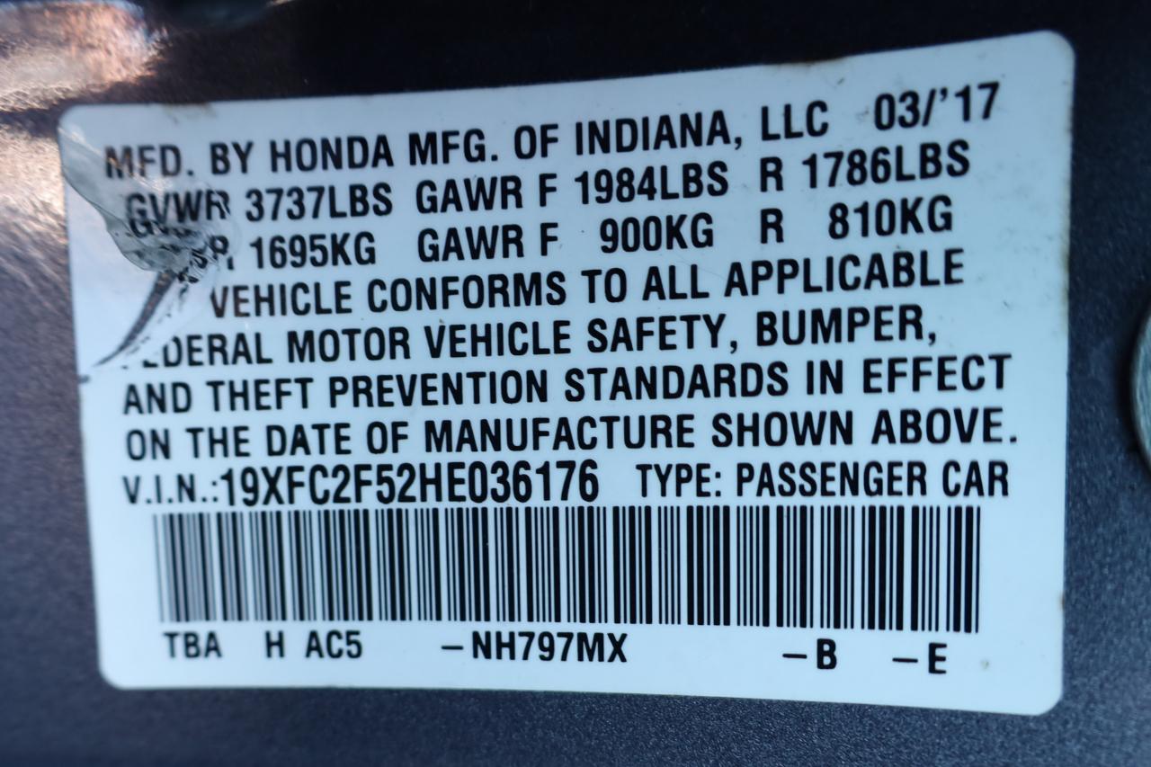 Honda Civic Sedan LX CVT 2017