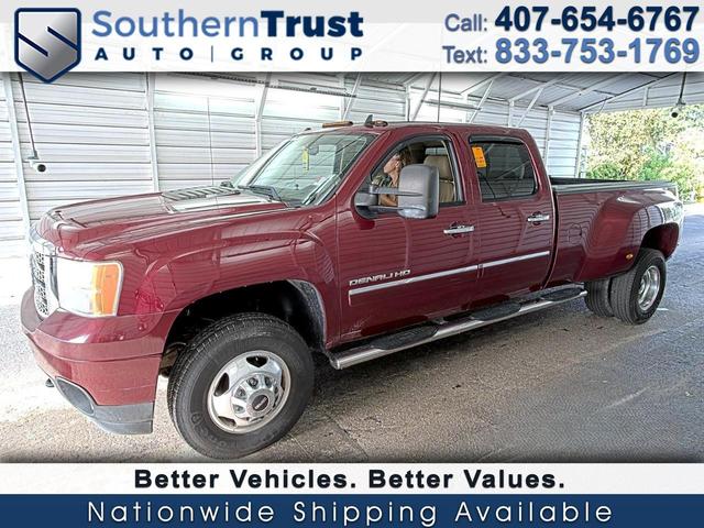 Red 2013 GMC Sierra 3500HD Pickup Truck Four-Wheel Drive Automatic