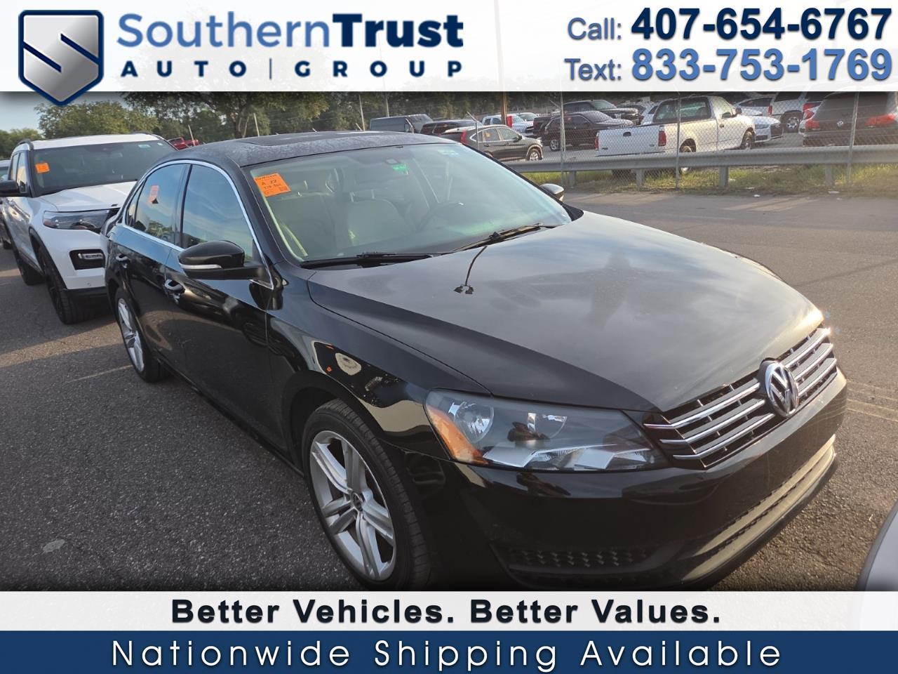 Volkswagen Passat 4dr Sdn 2.0L Manual  TDI SE 2014