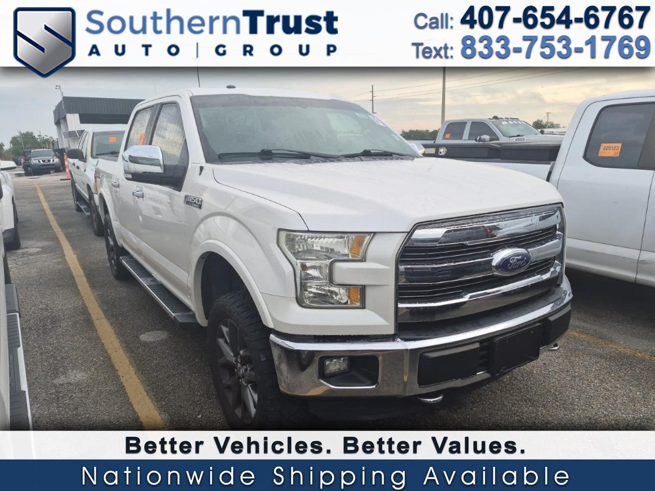 Ford F-150 4WD SuperCrew 145" Lariat 2016