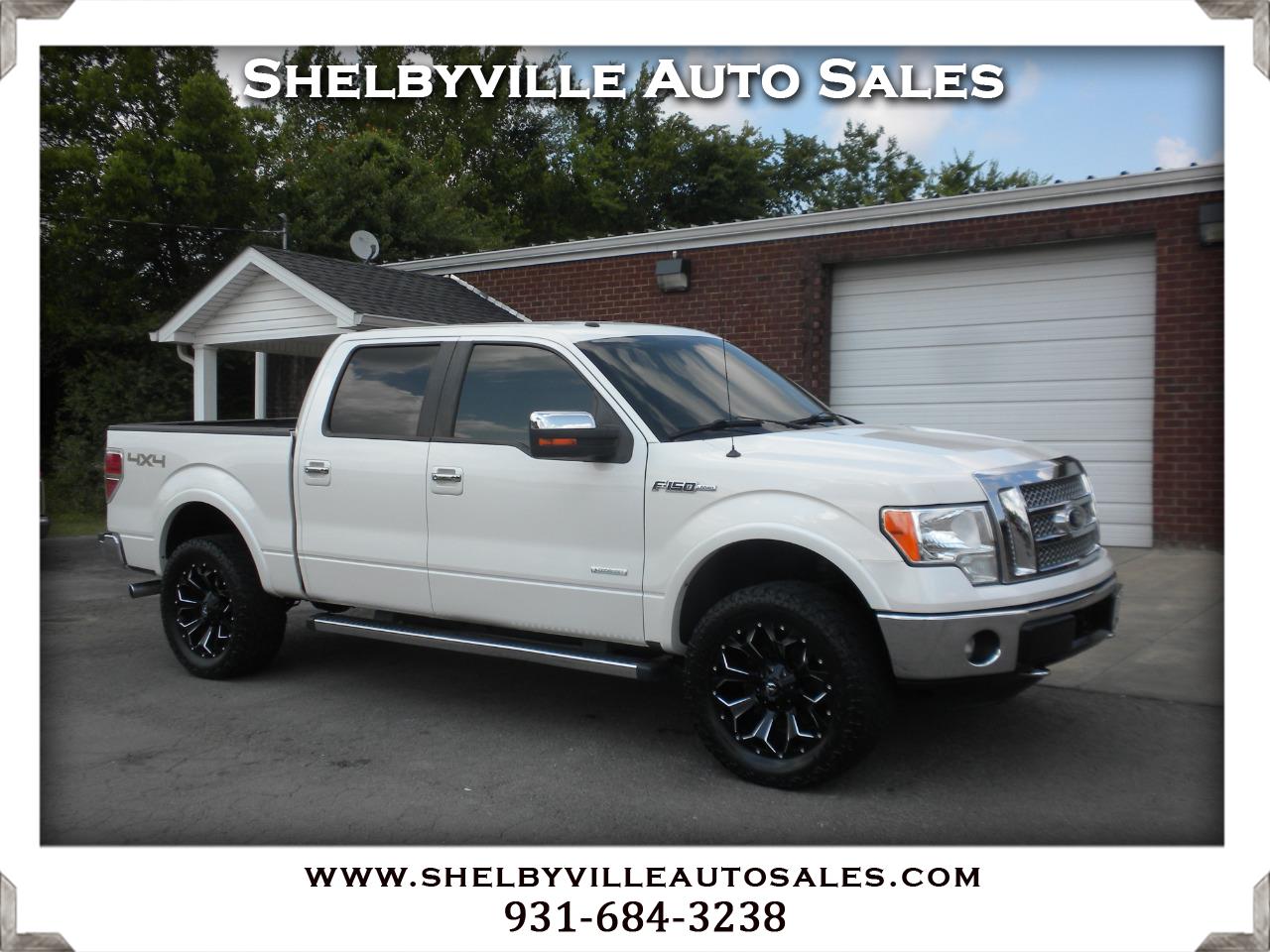 Used 2012 Ford F150 4X4 Crew Cab Lariat for Sale in Shelbyville TN