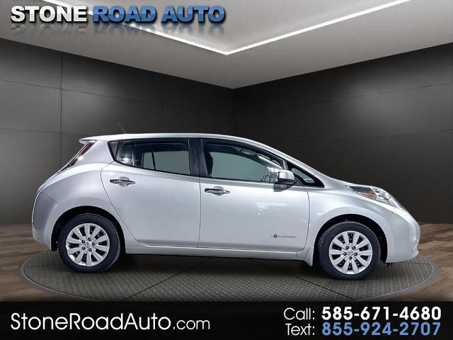 Silver 2015 Nissan LEAF S Hatchback Front-Wheel Drive Automatic