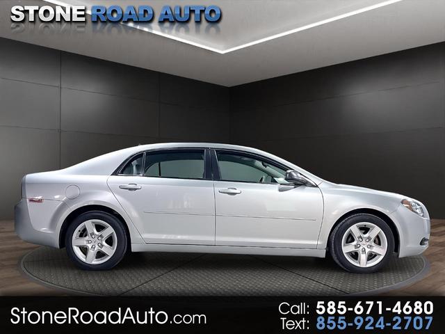 Silver 2011 Chevrolet Malibu LS FWD Sedan Front-Wheel Drive Automatic