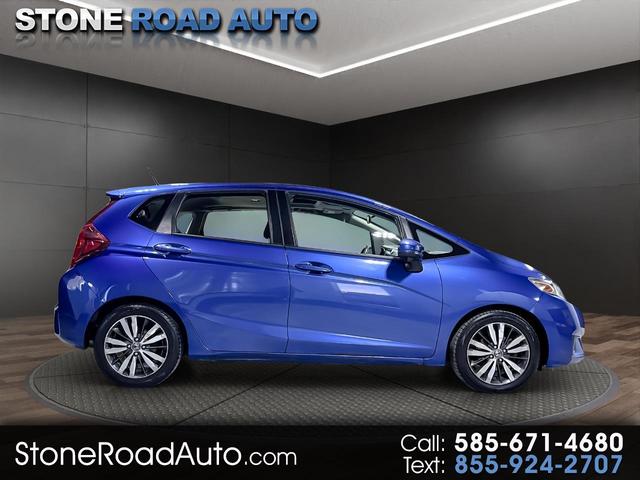 Blue 2016 Honda Fit EX Hatchback Front-Wheel Drive Automatic