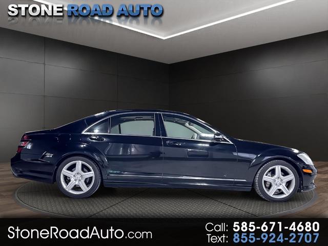 Black 2008 Mercedes-Benz S-Class S 550 4MATIC Sedan All-Wheel Drive Automatic