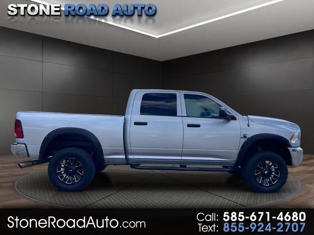Silver 2013 RAM 2500 Tradesman Crew Cab 4WD Pickup Truck Four-Wheel Drive Automatic