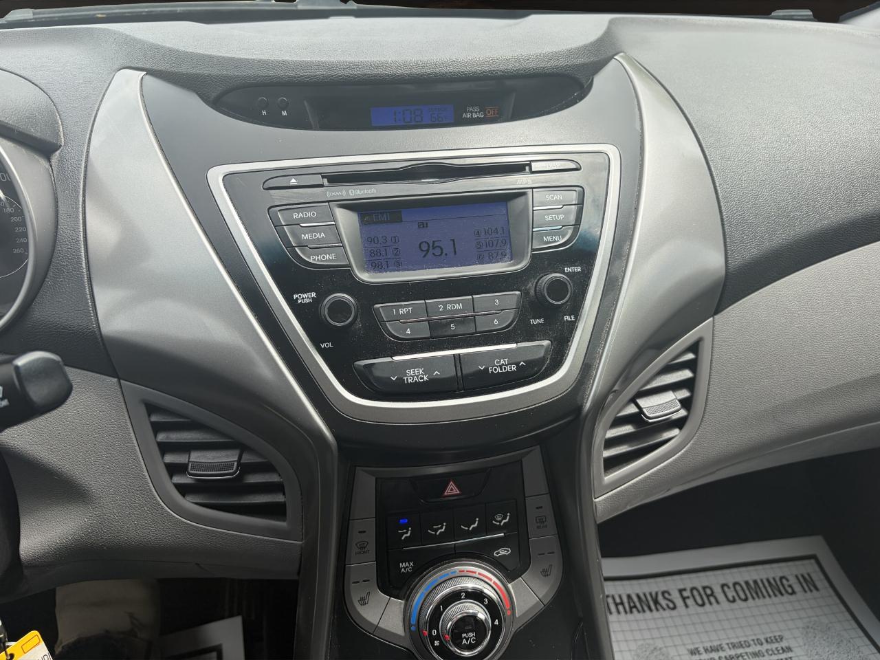 Hyundai Elantra 4dr Sdn Auto GLS PZEV (Ulsan Plant) 2013