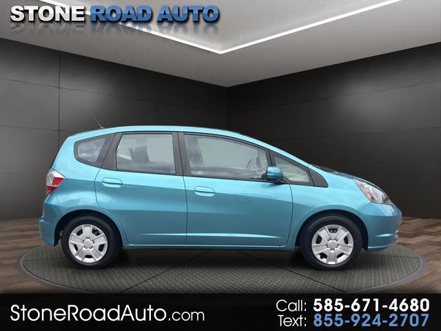 Teal 2013 Honda Fit Hatchback Front-Wheel Drive Manual