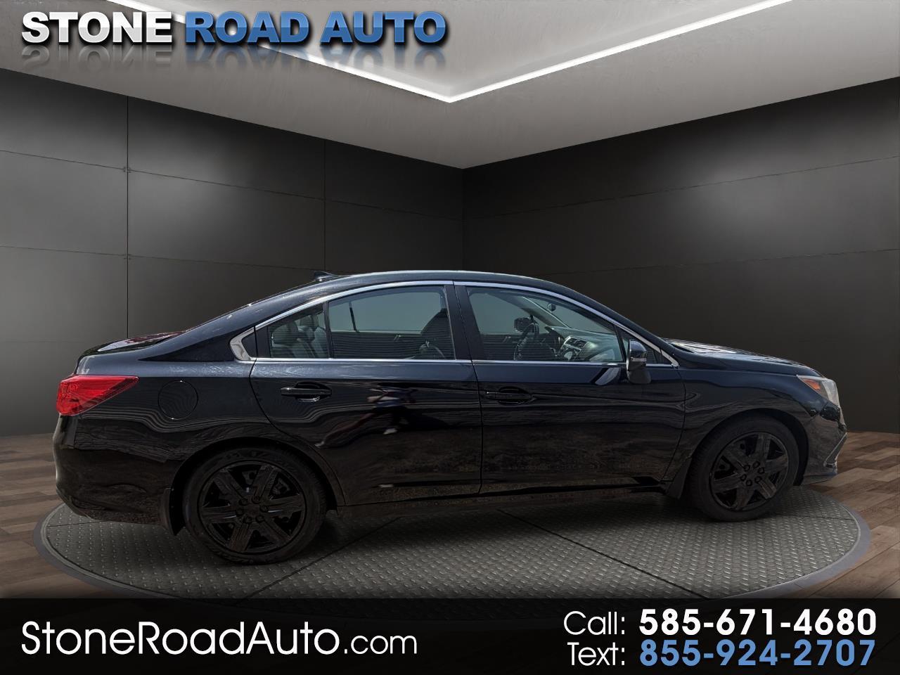Black 2018 Subaru Legacy Sedan All-Wheel Drive Automatic