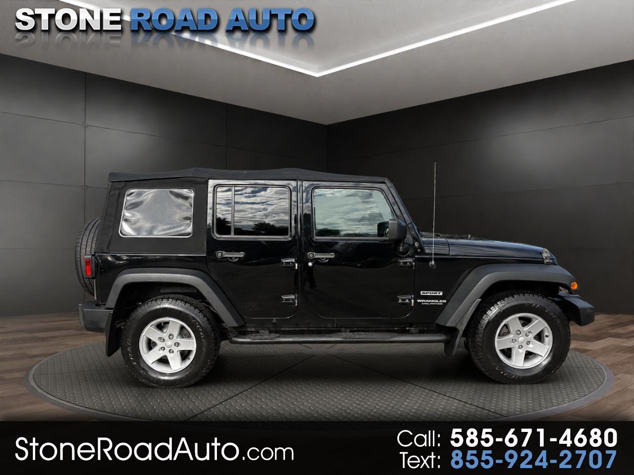 2016 Jeep Wrangler Unlimited 4WD 4dr Sport