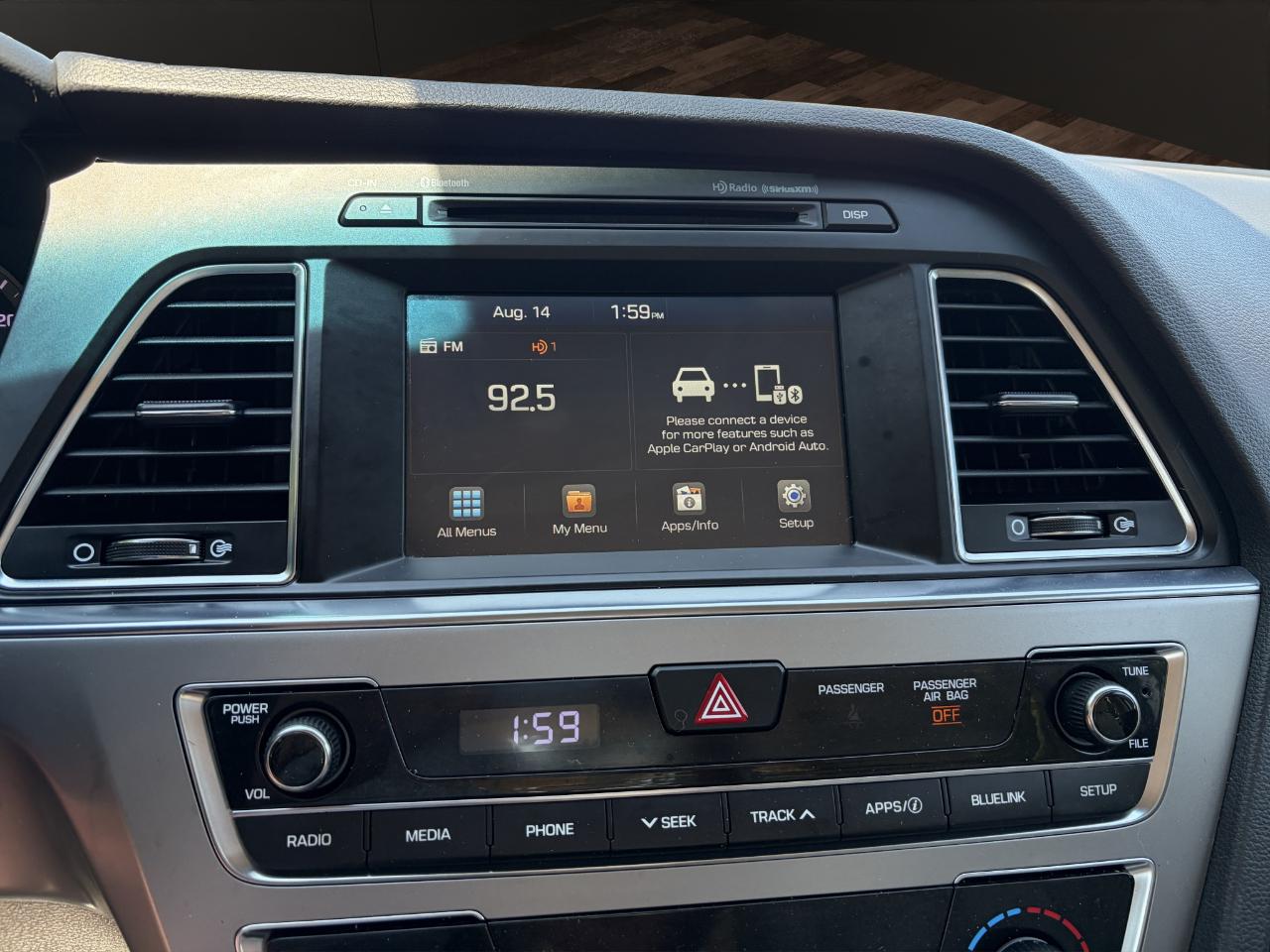 Hyundai Sonata SE 2.4L PZEV 2017
