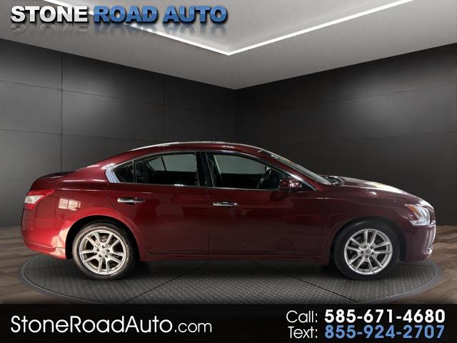 Red 2011 Nissan Maxima Sedan Front-Wheel Drive Automatic