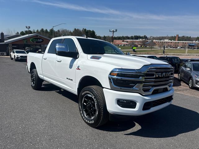 Bright White 2026 RAM 2500 Laramie Crew Cab 4WD Pickup Truck Four-Wheel Drive Automatic