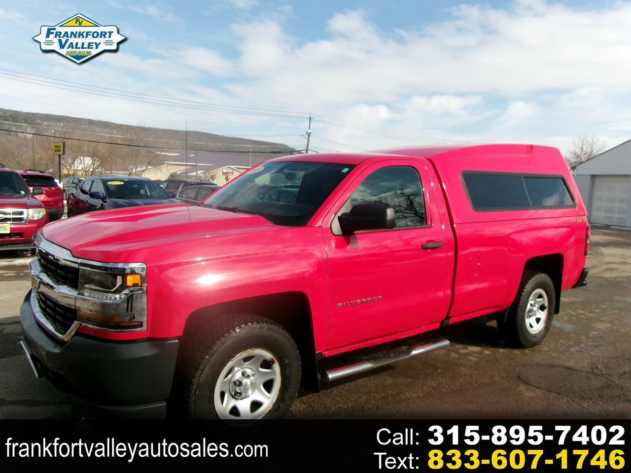 2018 Chevrolet Silverado 1500 W/T Reg Cab 4WD LWB