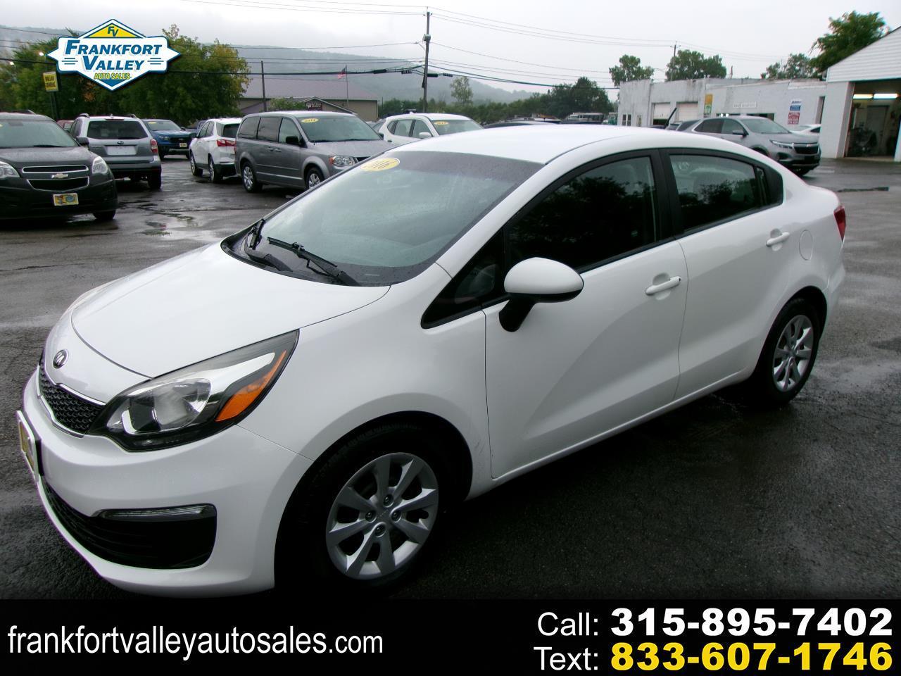 2016 Kia Rio LX 4D Sedan