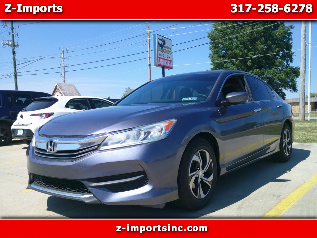 2016 Honda Accord LX Sedan CVT