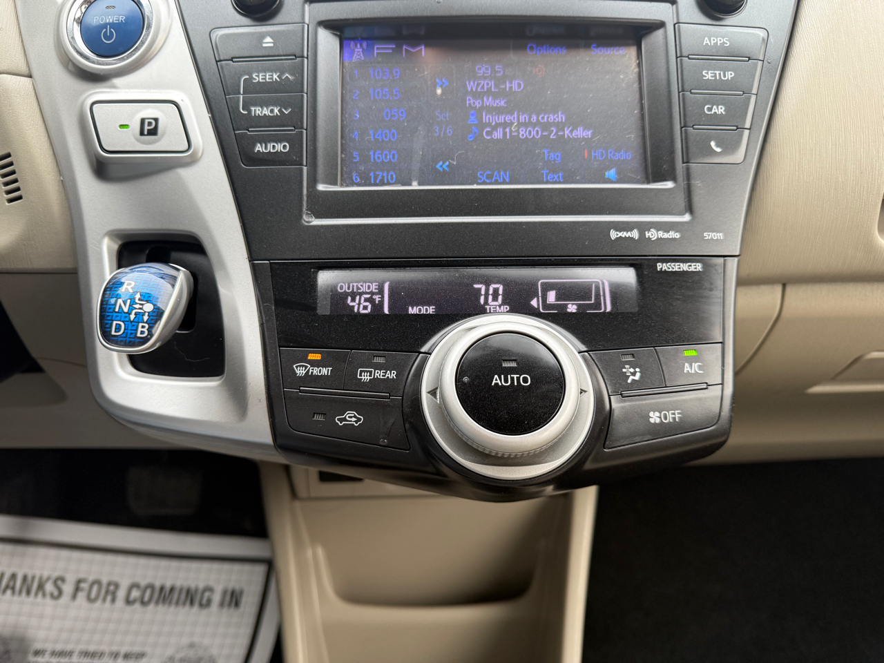 Toyota Prius V Three 2014