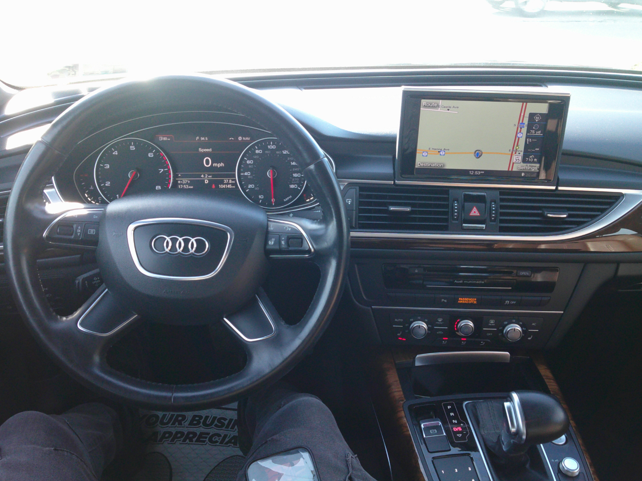 Audi A6 2.0T Premium Sedan FrontTrak Multitronic 2013