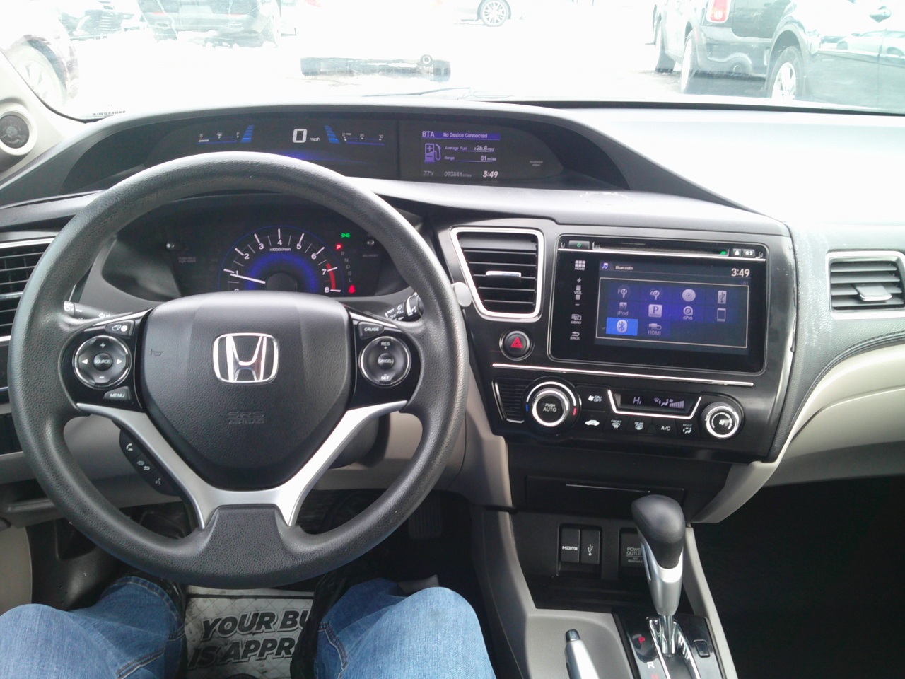 Honda Civic EX Sedan CVT 2014
