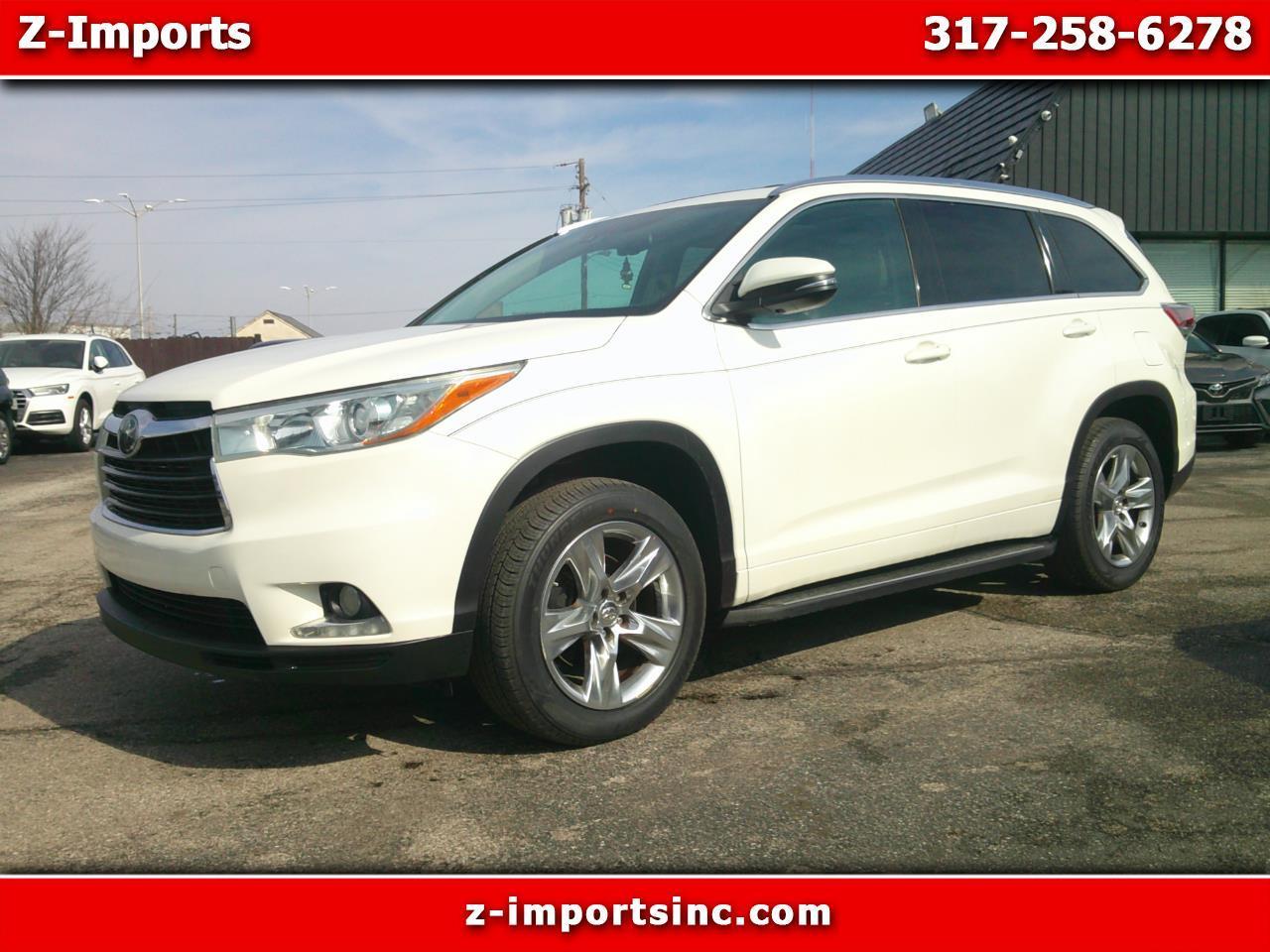 Toyota Highlander Limited FWD V6 2014