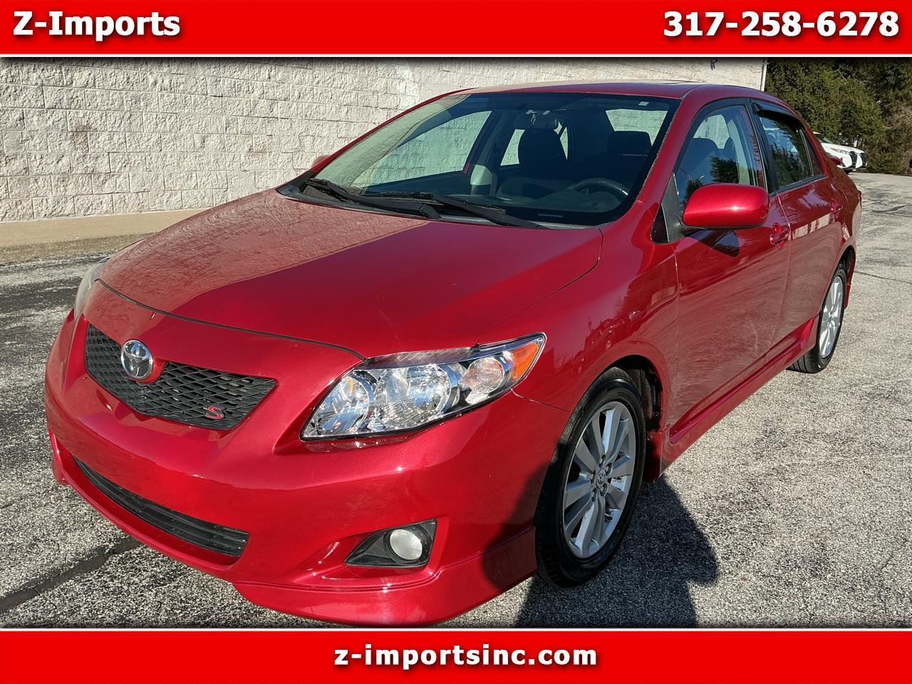 2010 Toyota Corolla S Premium 4D Sedan